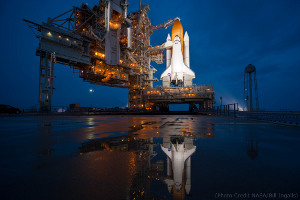 Atlantis on the pad 39A