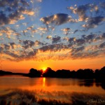 Sunrise Over The Lake