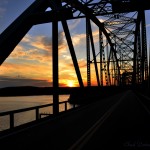 Sunset From The Old US 41 Bridge