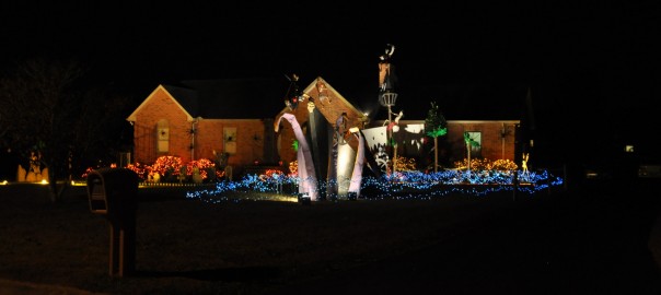 Tullahoma, TN Halloween Pirate Ship Decoration